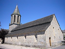 The church in Marcillac-la-Croisille