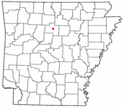 Vị trí trong Quận Van Buren, Arkansas