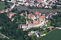 Luftbild der Burg Harburg von Nordwest
