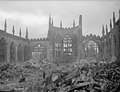 Ruins of Coventry Cathedral on 16 November 1940