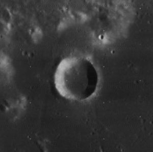 Al-Bakri von Lunar Orbiter 4 aufgenommen