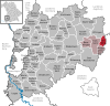 Lage der Gemeinde Amberg im Landkreis Unterallgäu