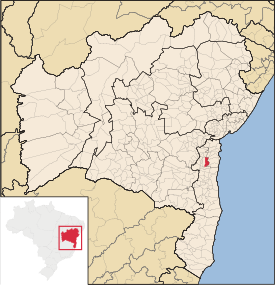 Location of Ibirapitanga