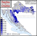 Serbs of Croatia 2001