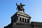 Das Denkmal am Deutschen Eck in Koblenz