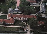 Aerial view of Győrtelek