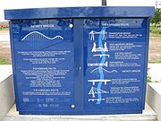 Infinity Bridge information board