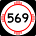 State Road 569 marker