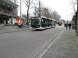 Qbuzz's 2014 Mercedes-Benz Citaro G in Groningen, Hereplein