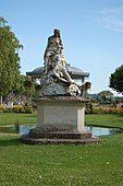 Statue of Samson and Dalila in Agen