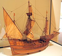 Maquette van de Santa María