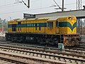 A Tughlakabad(TKD)-based WDS-6 locomotive at Anand Vihar Terminal(ANVT)