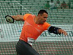 58,42 m waren deutlich zu wenig für Zoltán Kővágó, um im Finale dabei zu sein