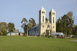 Een kerk in Šalčininkai