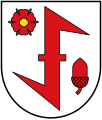 Wolfsangel mit Querstrebe im Wappen von Idar-Oberstein