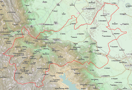 Mouzaki municipality map