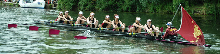 Downing W1 exhibition row after rowing over as head of Mays, 2011