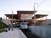 Paris-bound TGV at Gare de Valence on the LGV Méditerranée