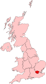 Poziția localității Londra