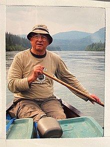 Milan Matějček on the Yukon River in 2005.