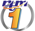 TV1's fifth logo (2006–2009).