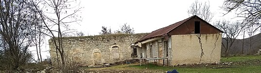 Semi-ruined Armenian Church of Kyatuk with attached store