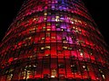 Torre Agbar in Barcelona, Spanje