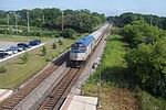 An Amtrak Hiawatha Service train at Sturtevant in 2008