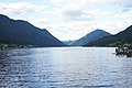 Weissensee eastern view from Techendorf bridge