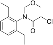 Structuurformule van alachlor