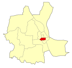 Location of Boeng Keng Kang within Phnom Penh