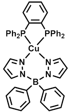 Copper(I) complex featuring TADF