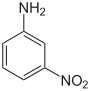 Struktur von m-Nitroanilin