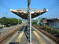 View of station platforms