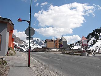 Passhöhe in Obertauern, Blick nach Südosten