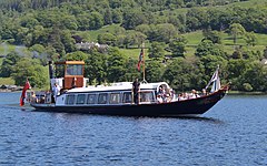 Steam Yacht Gondola op Coniston Water