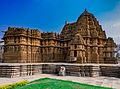 North Side View - ornate relief work on vimana exterior