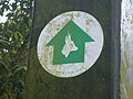 A Staunton Way waymarker.