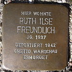 Stolperstein für Ruth Ilse Freundlich