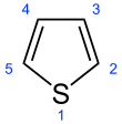 Skeletal formula showing numbering convention