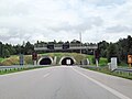 Westportal des Tunnels Köngishainer Berge