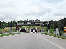 De westelijke ingang van de tunnel in 2010