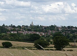 A view of Enfield from Vicarage Farm