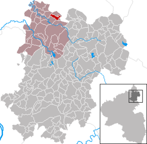 Poziția Atzelgift pe harta districtului Westerwaldkreis