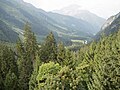 Blick vom Berghotel Maderanertal auf Balmenegg