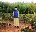 Chinese foreman at the tea farm near Batum (Georgia)