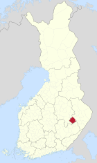 Lage von Heinävesi in Finnland