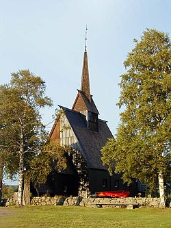 View of the village church