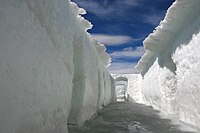 The Icehotel melting in the sun