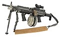 Ein M249 PIP mit Softpack-Magazin